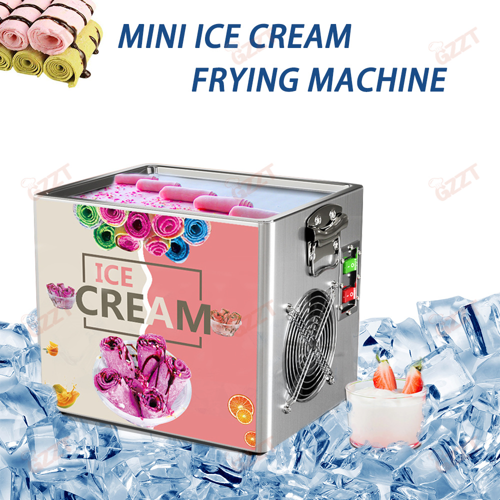 Ice Cream Maker Electric - GZZT SSIMF10 Tabletop Electric Fried Yogurt