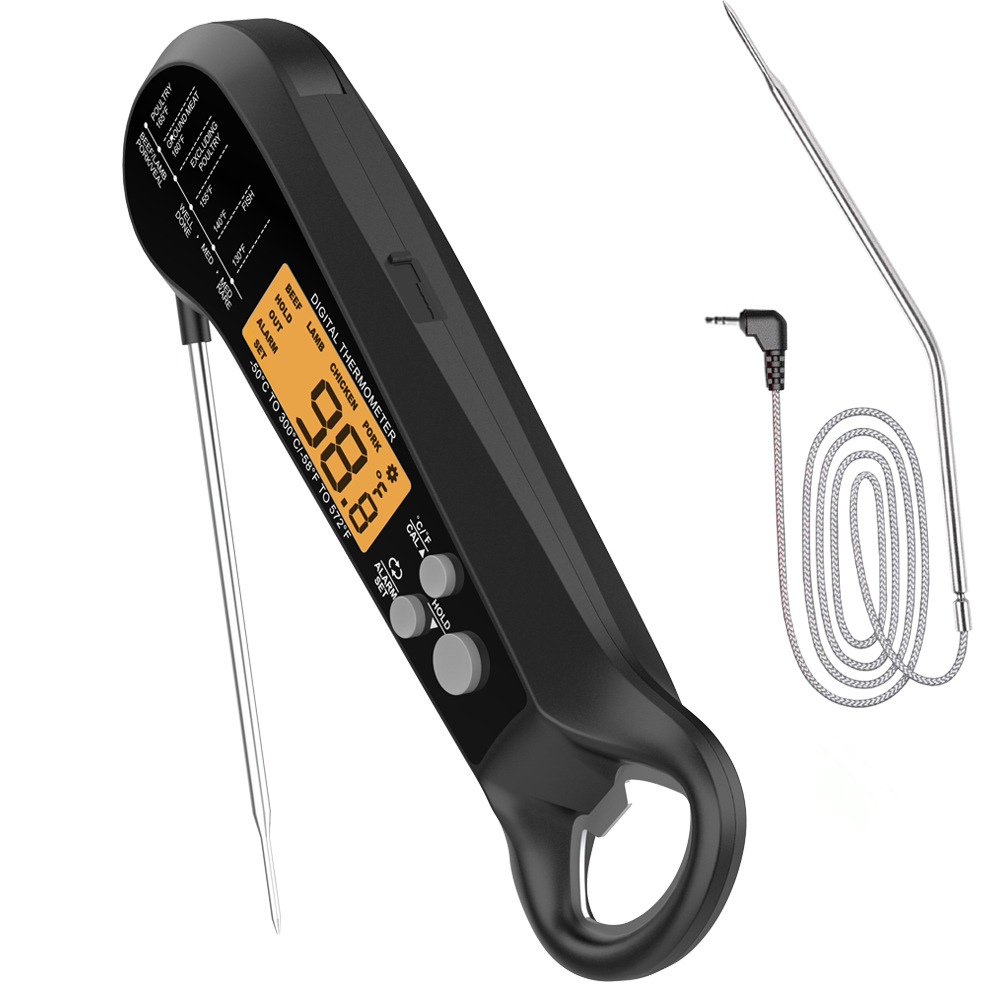 Kitchen Appliances For Cooking - Long Cable Professional Meat Thermometer Digital