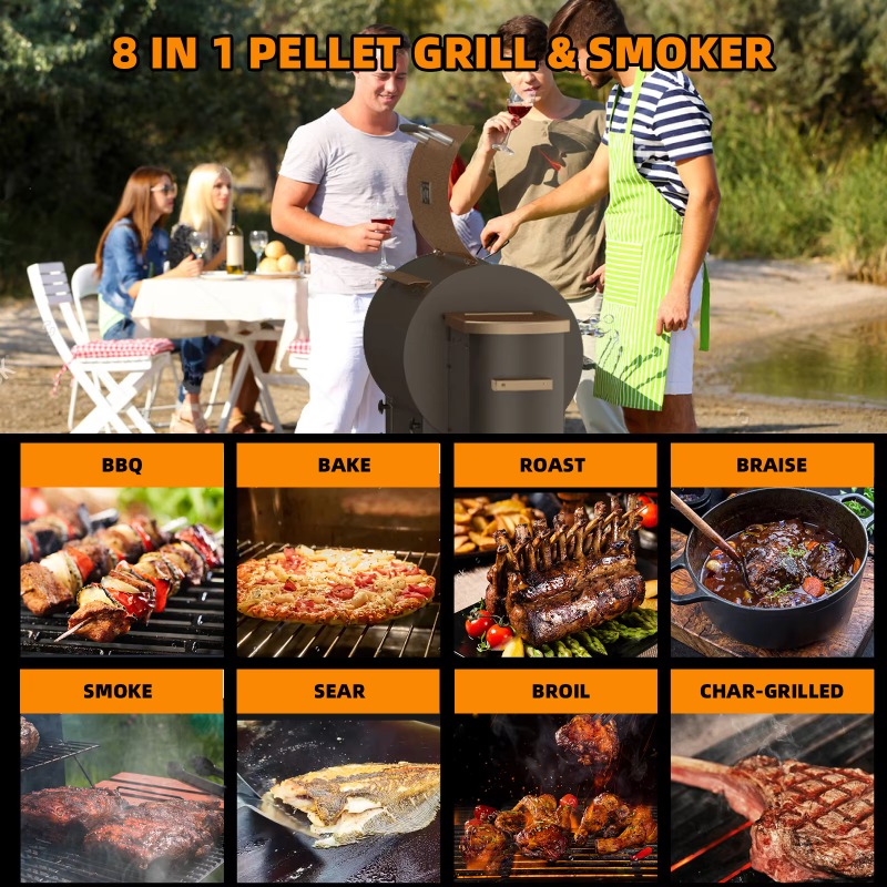 BBQ Portable Foldable Pellet G - Electric Smoker Bbq 리뷰 및 가격