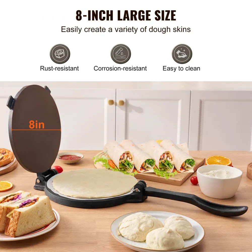 Tortilla Press 8 Inch and  Cas - Tortilla Press Cast 리뷰 및 가격