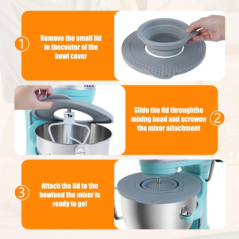 Silicone Mixer Bowl Cover Comp - Kitchen Appliances Small 리뷰 및 가격