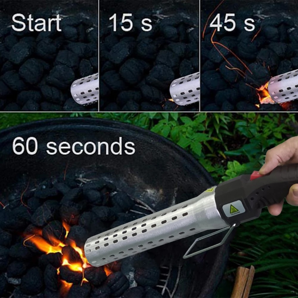 BBQ Starter Charcoal Lighter E - Electric Smoker Bbq 리뷰 및 가격