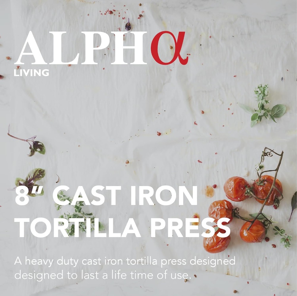 8 Inch Cast Iron Tortilla Pres - Tortilla Press Cast 리뷰 및 가격