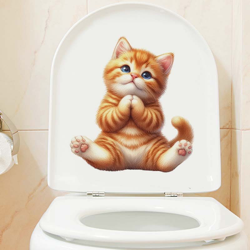 Yoga Cat  Wall Sticker Removab - Kitchen Appliances Design 리뷰 및 가격