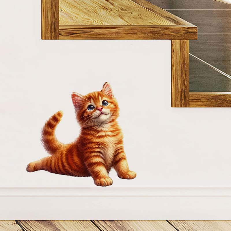 Yoga Cat  Wall Sticker Removab - Kitchen Appliances Design 리뷰 및 가격