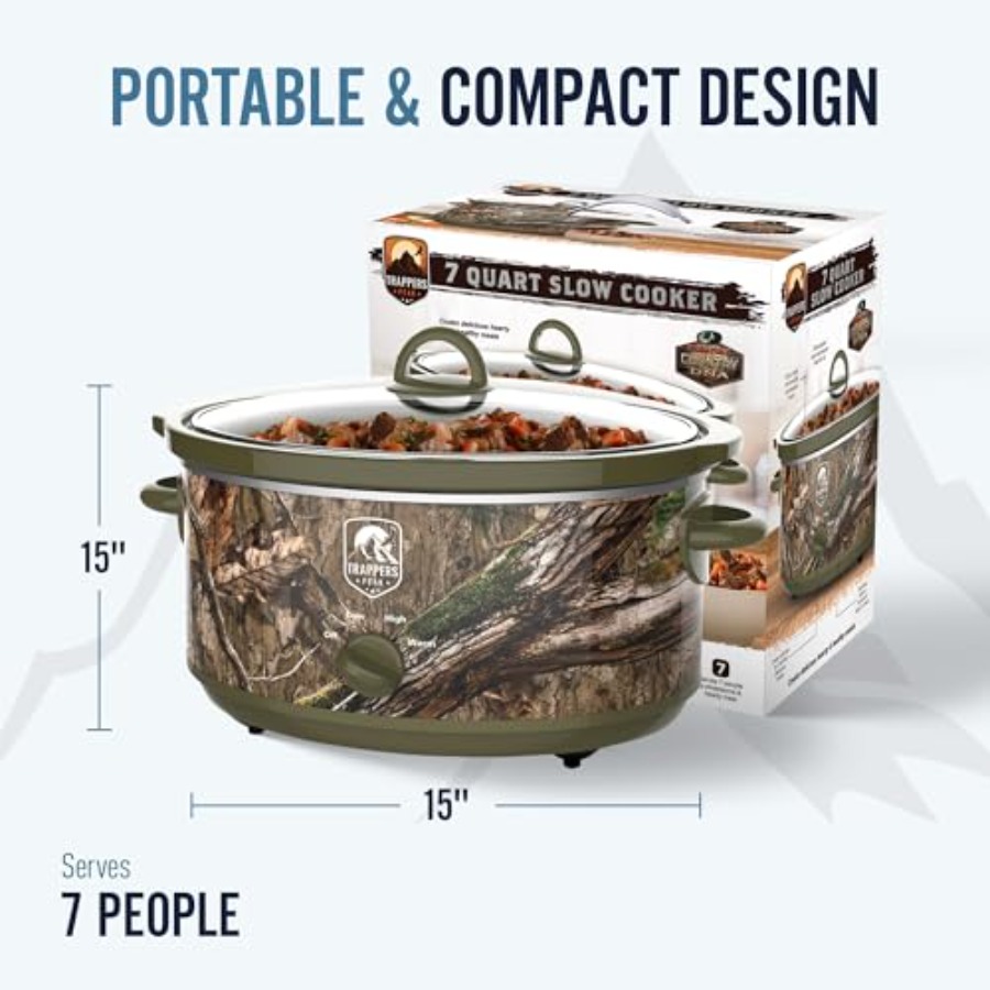 7 Quart Oval Slow Cooker Pot w - Kitchen Appliances Countertop 리뷰 및 가격