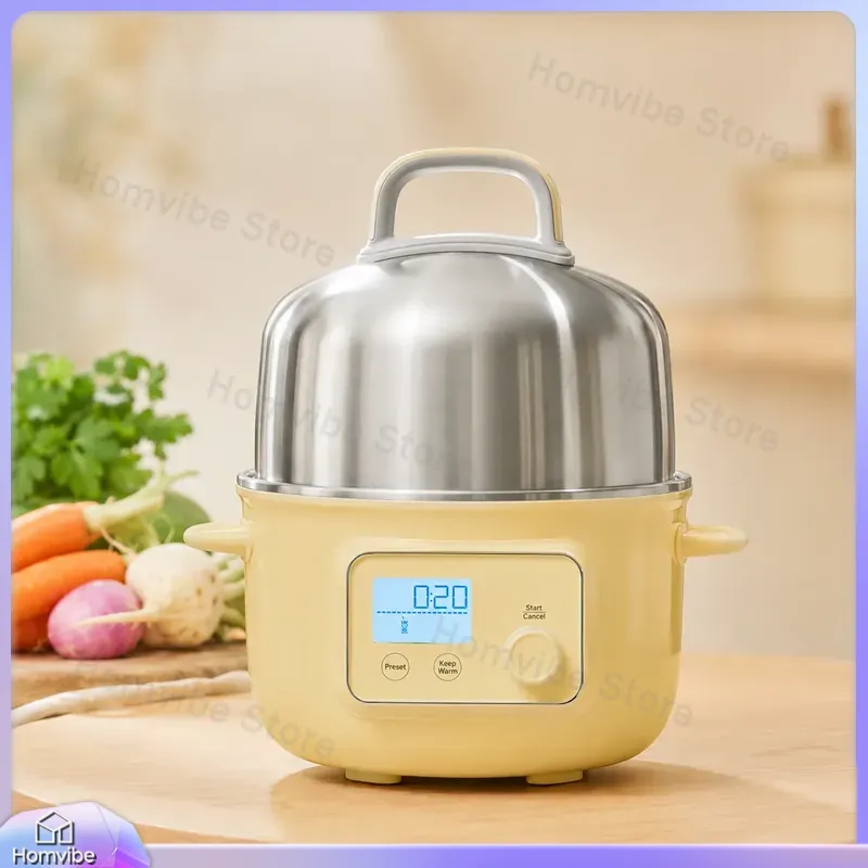1.5L Electric Steamer Pot with - Kitchen Appliances Small 리뷰 및 가격