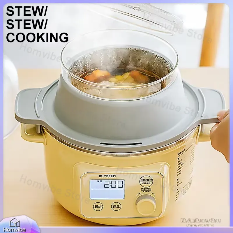1.5L Electric Steamer Pot with - Kitchen Appliances Small 리뷰 및 가격