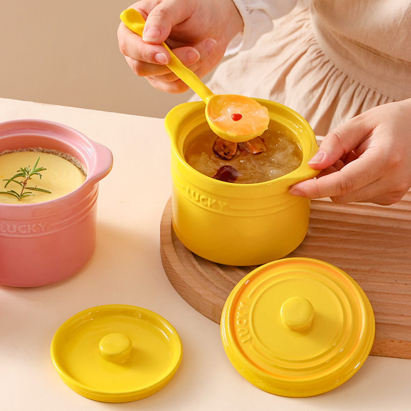 Double Lid Ceramic Bowl,Bird's - Kitchen Appliances For Cooking 리뷰 및 가격