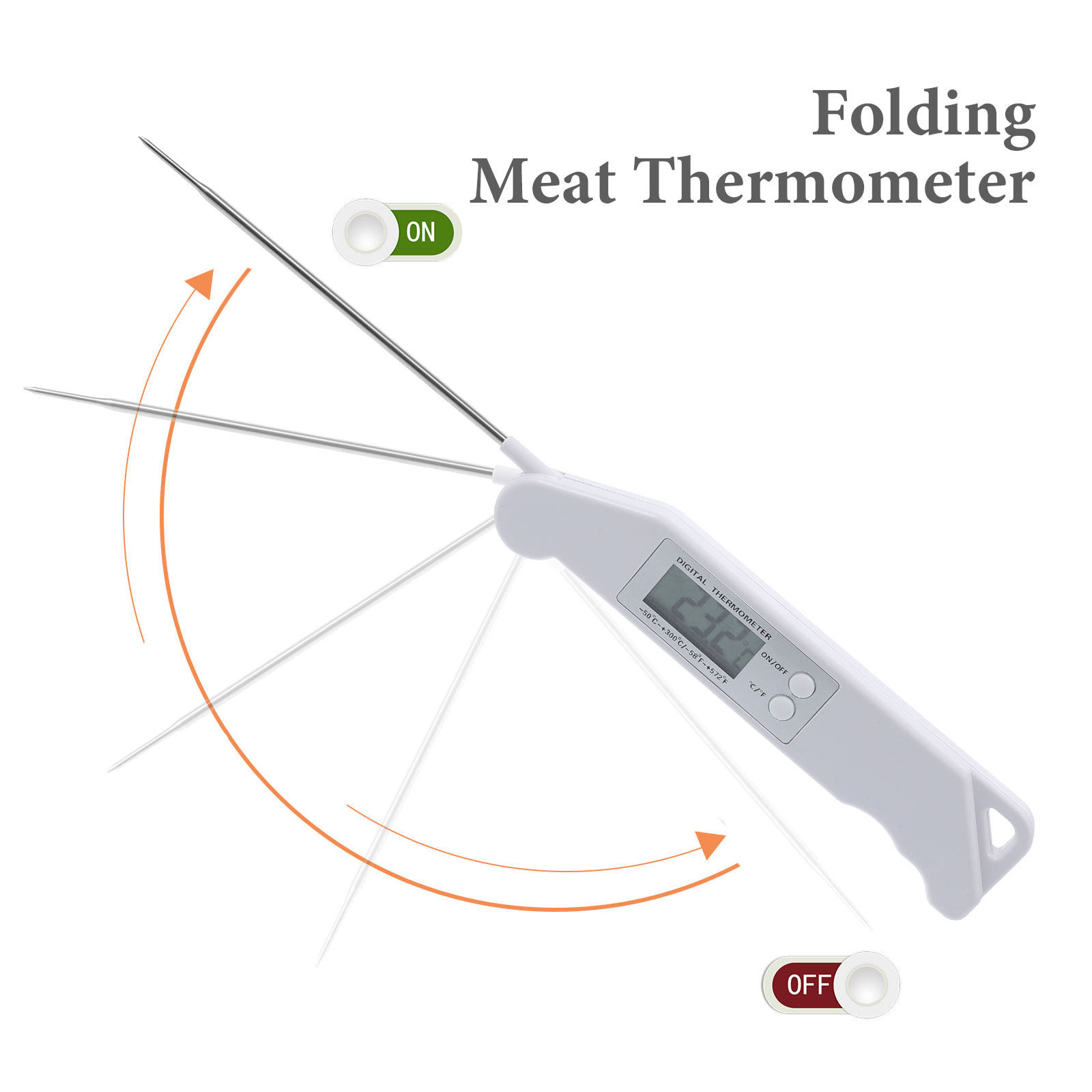 Folding Electronic Thermometer - Kitchen Appliances For Cooking 리뷰 및 가격