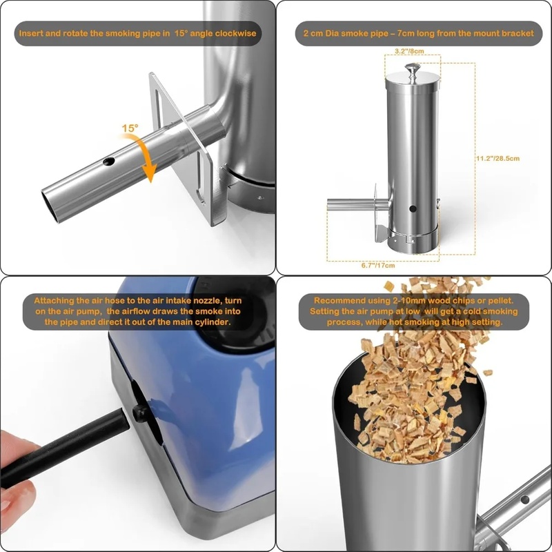 Portable Electric BBQ Smoker w - Electric Smoker Bbq 리뷰 및 가격