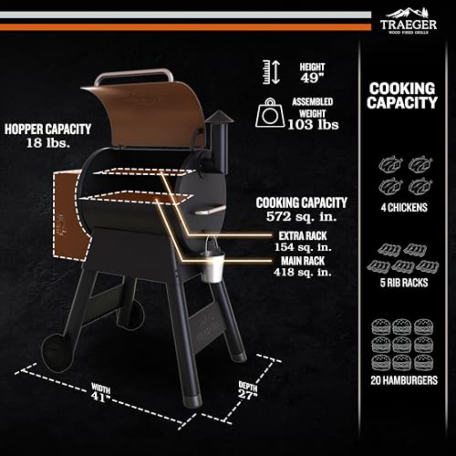 Grills Pro 22 Wood Pellet Gril - Electric Smoker Bbq 리뷰 및 가격