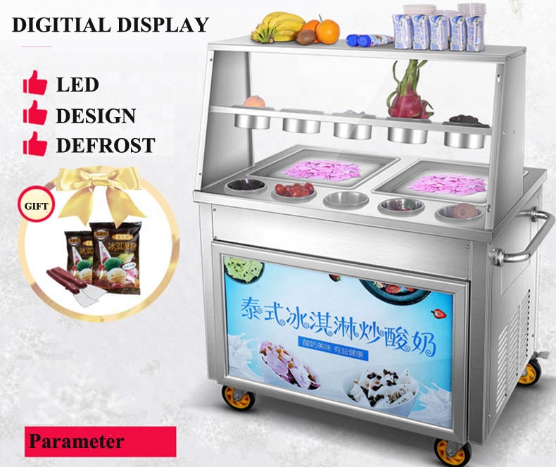 Frying Ice Machine Commercial  - Ice Cream Maker Electric 리뷰 및 가격