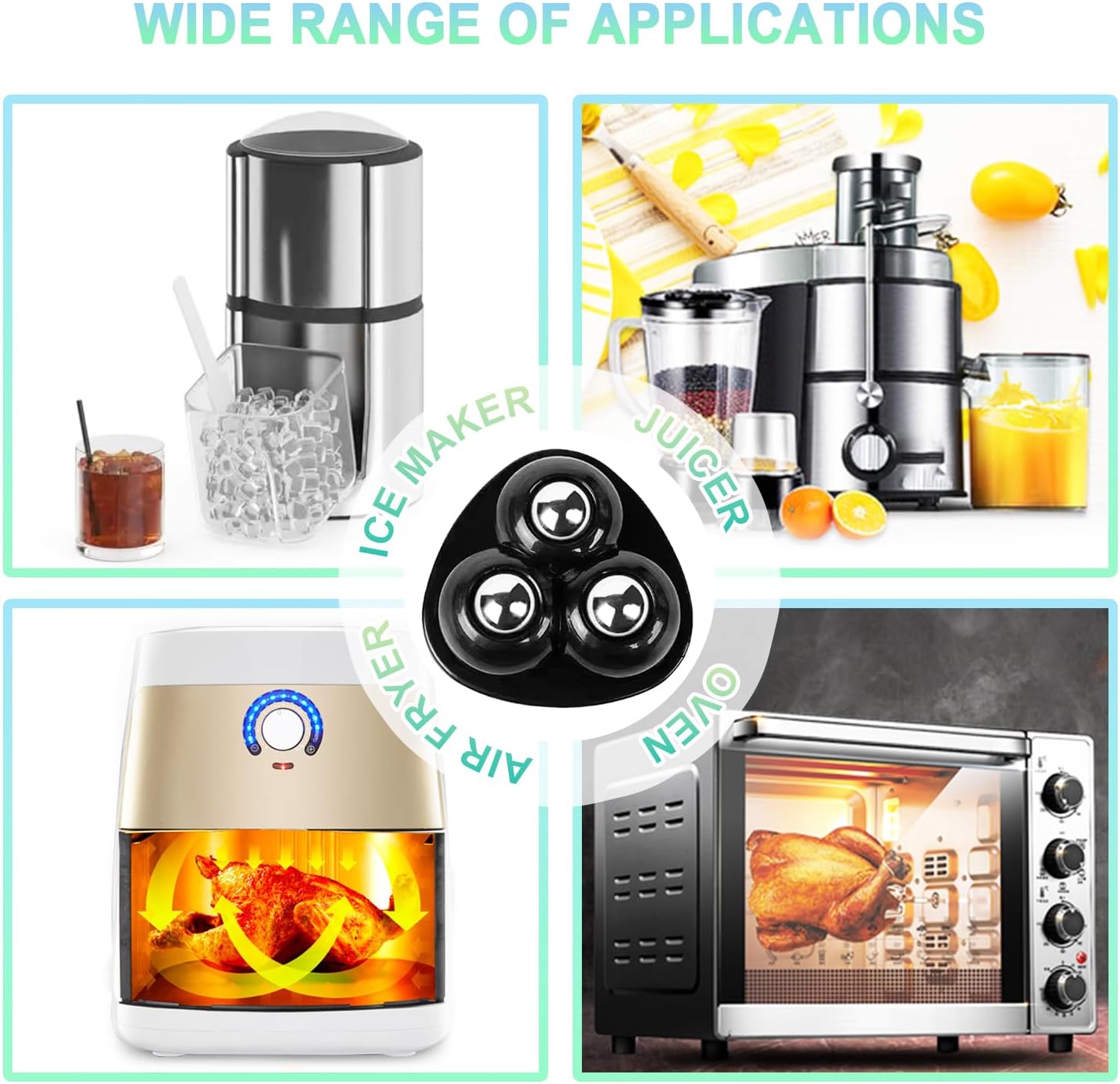 8-Pack Appliance Rollers: Smoo - Kitchen Appliances Countertop 리뷰 및 가격