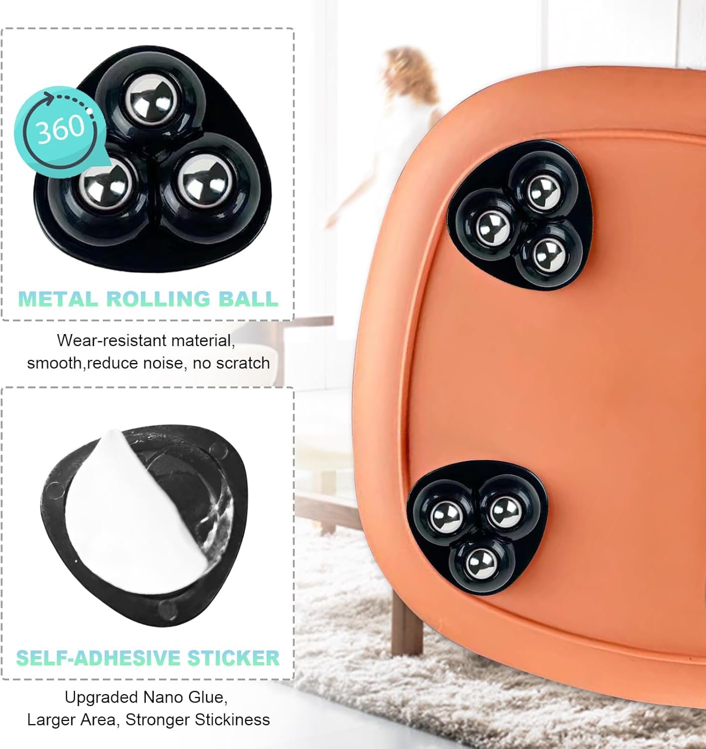 8-Pack Appliance Rollers: Smoo - Kitchen Appliances Countertop 리뷰 및 가격
