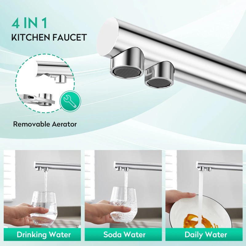 Soda 4 Way Kitchen Faucet Kitc - Kitchen Appliances Design 리뷰 및 가격