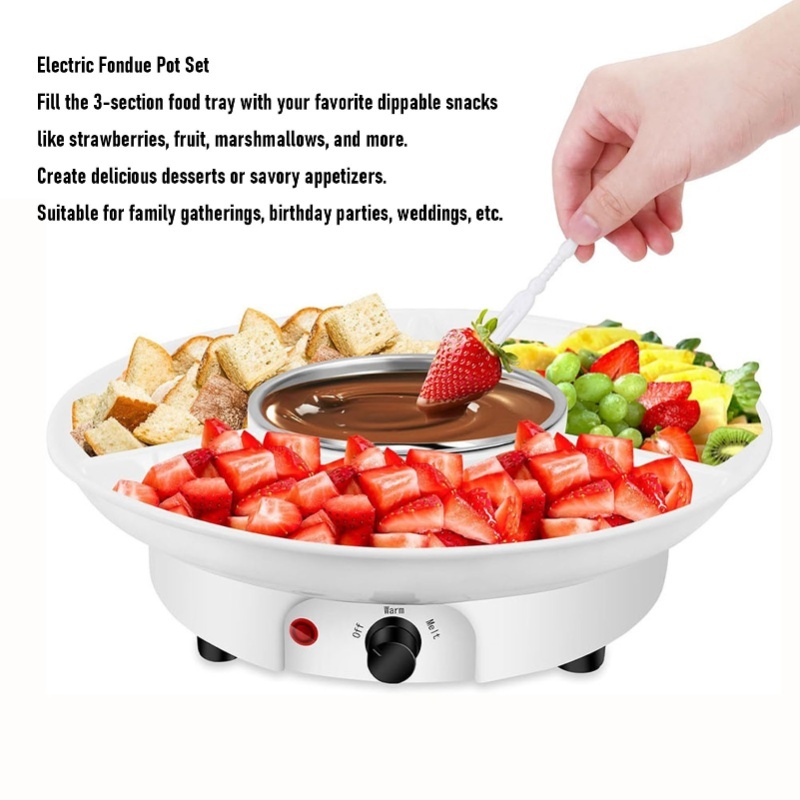 Electric Fondue Pot Set Chocol - Fondue Set Electric 리뷰 및 가격