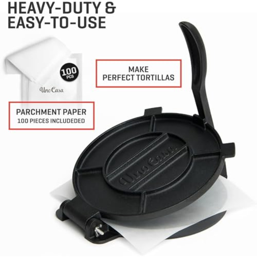 Cast Iron Tortilla Press - Tor - Tortilla Press Cast 리뷰 및 가격