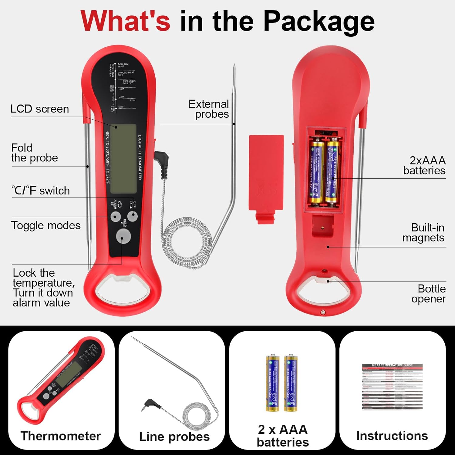 Long Cable Professional Meat T - Kitchen Appliances For Cooking 리뷰 및 가격