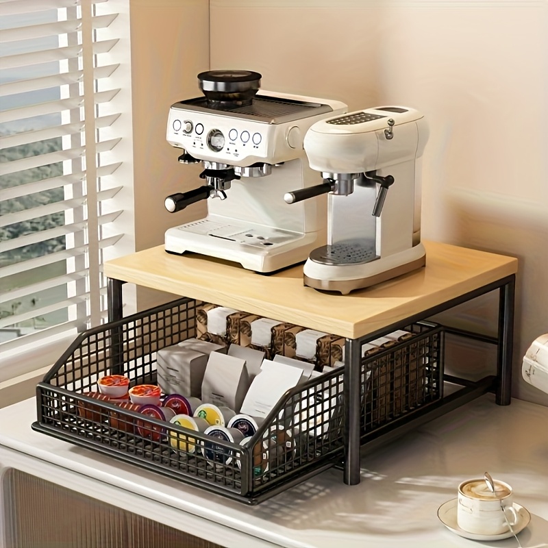 Coffee Maker Stand with Storag - Kitchen Appliances Small 리뷰 및 가격