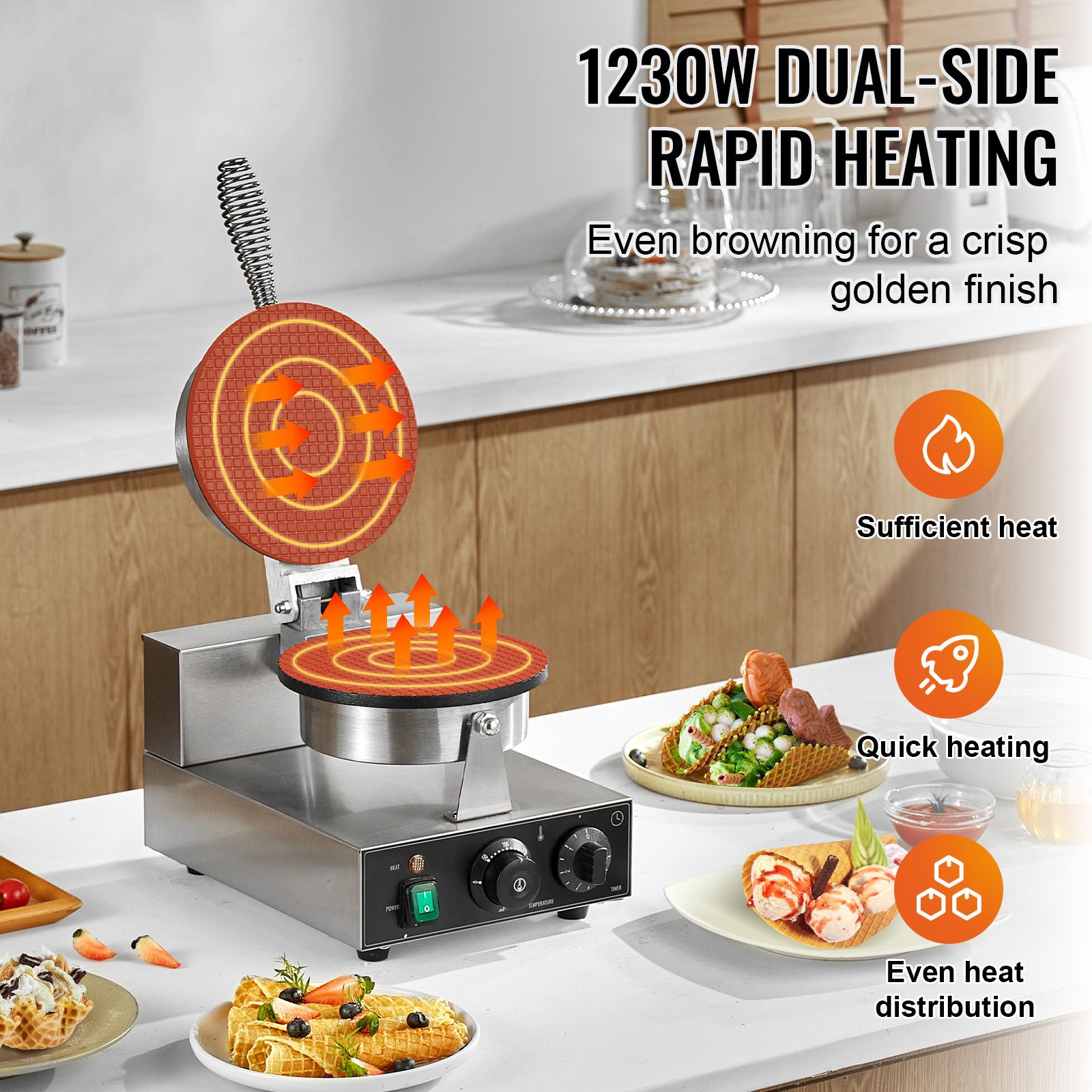 Electric Ice Cream Cone Maker, - Ice Cream Maker Electric 리뷰 및 가격